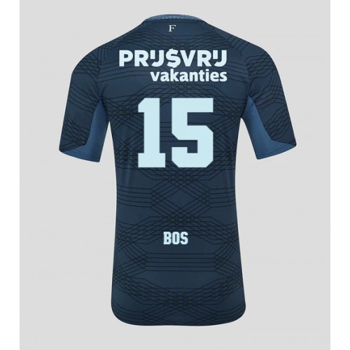 Stroje piłkarskie Feyenoord Jordan Bos #15 Koszulka Wyjazdowej 2025-26 Krótki Rękaw